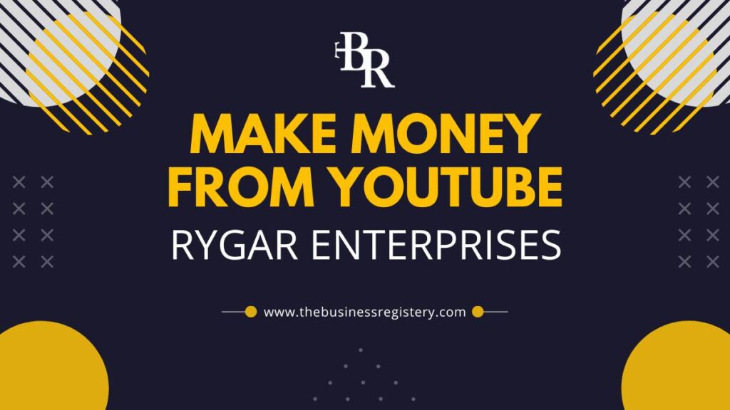 Make Money From Youtube Rygar Enterprises
